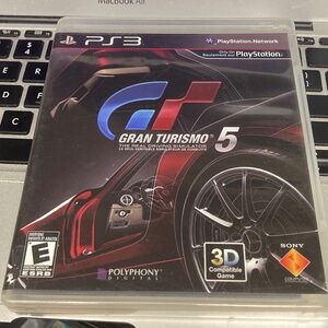 Sony PlayStation 3 PS3 Gran Turismo 5 - Black and Red